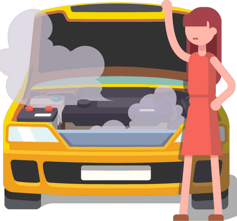 Serviços de Assistência 24h para o veículo.